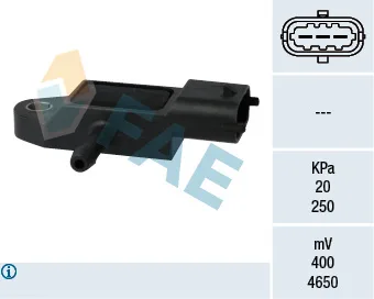 Датчик давления наддува Рено Кенго 1.5 Dci 2001- 2008 | Fae 15106