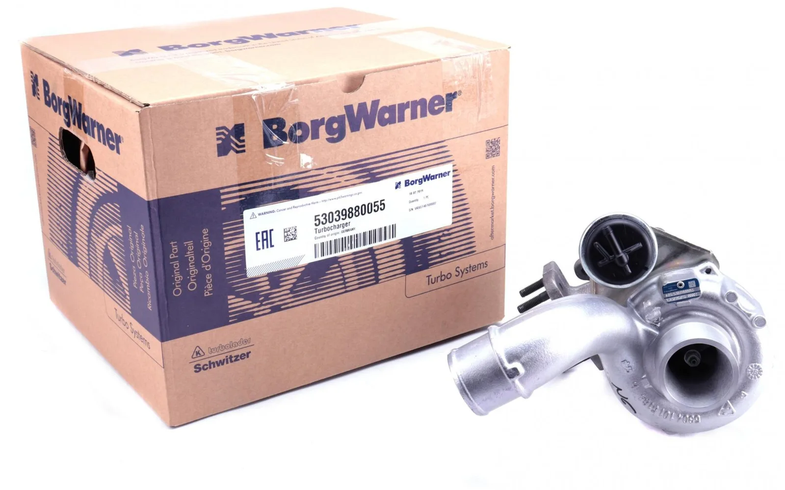 Турбина на Рено Мастер 2.5 dCi 2001- | BorgWarner (Германия)
