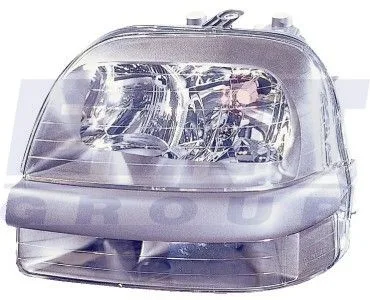 Фара левая Fiat Doblo 2001- 09/2005 H7/H7/H1 с поворотником автом. рег. | Depo 661- 1135L- LDEMF
