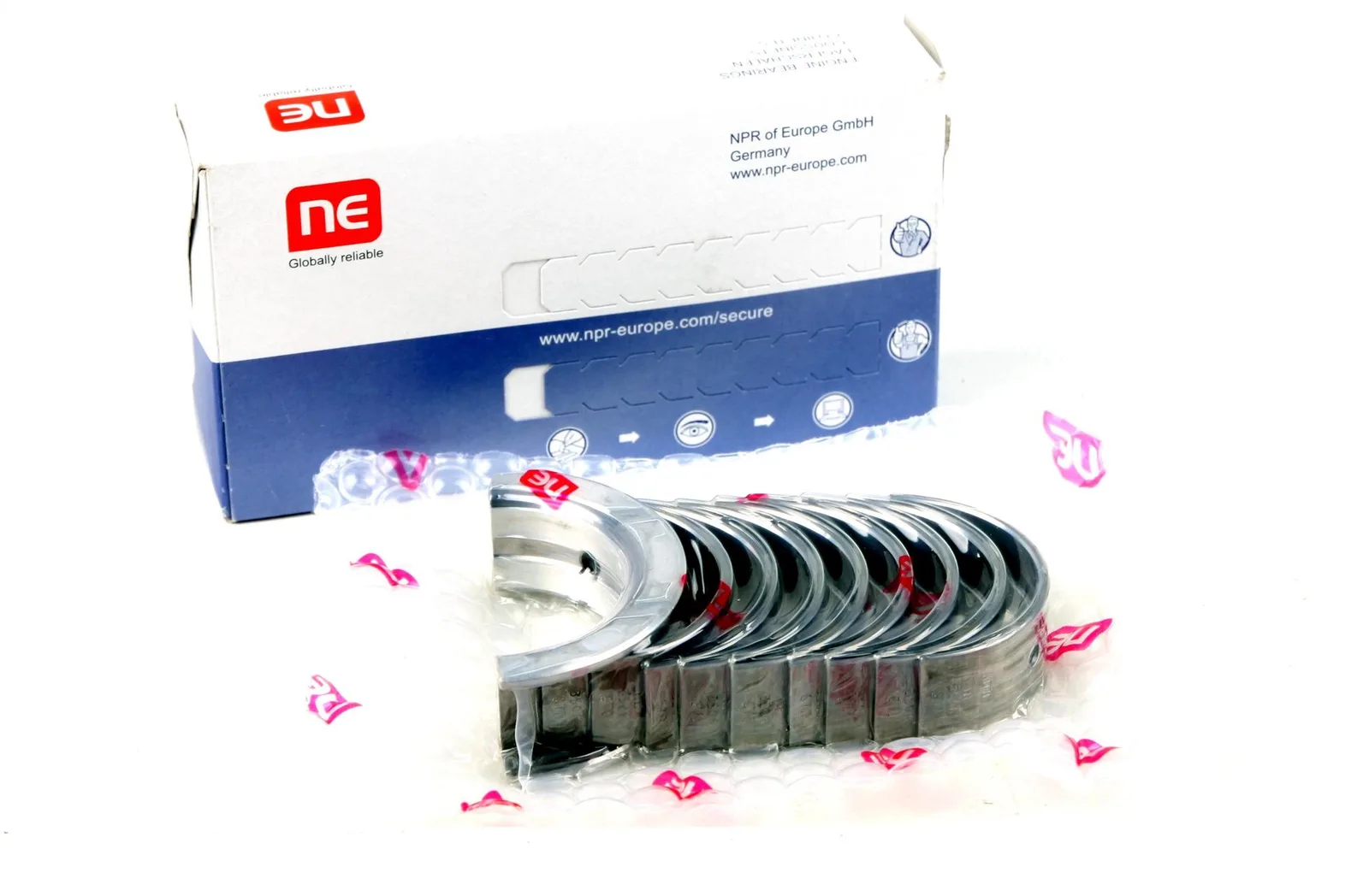 Коренные вкладыши Fiat Doblo 1.3JTD / Multijet 2004- +0.25mm первый ремонт | NPR