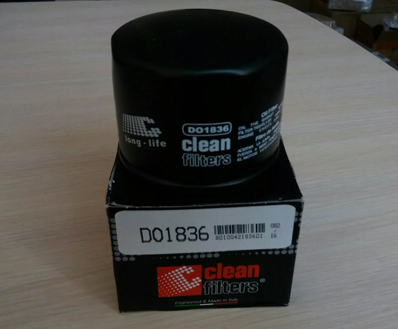 Масляный фильтр 1.5 Dci 2008- / 1.9 Dci с клапаном Renault Kangoo | CleanFilters DO1836