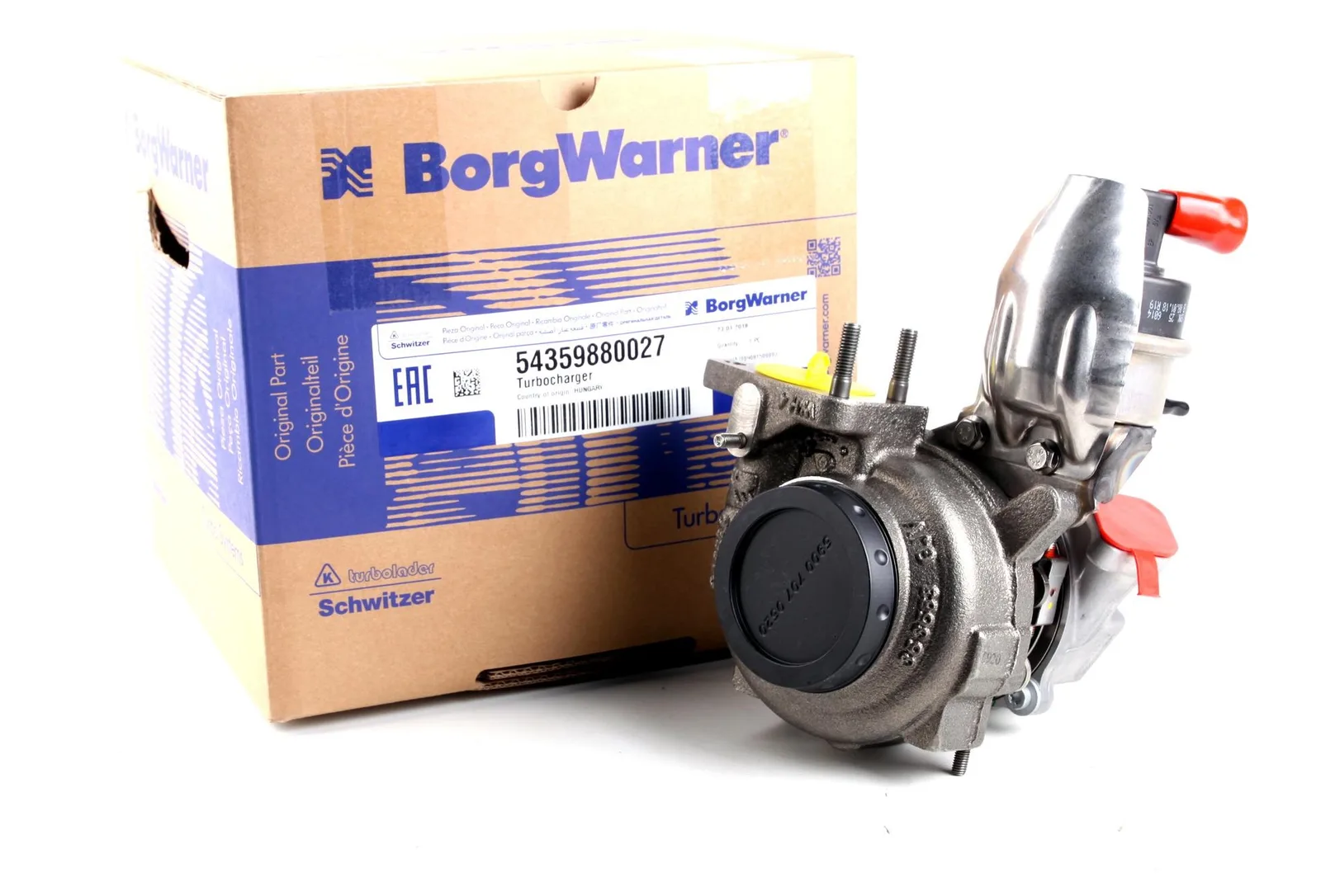 Турбина Fiat Doblo 1.3 JTD - Multijet 2010- 66 / 70 киловатт | BorgWarner 5435 988 0027