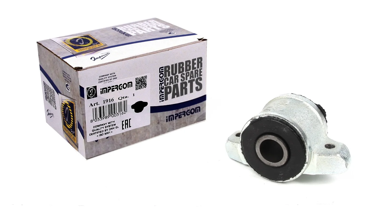 Сайлентблок переднего верхнего рычага (с обоймой) на Renault Master 1998+ IMPERGOM 1916