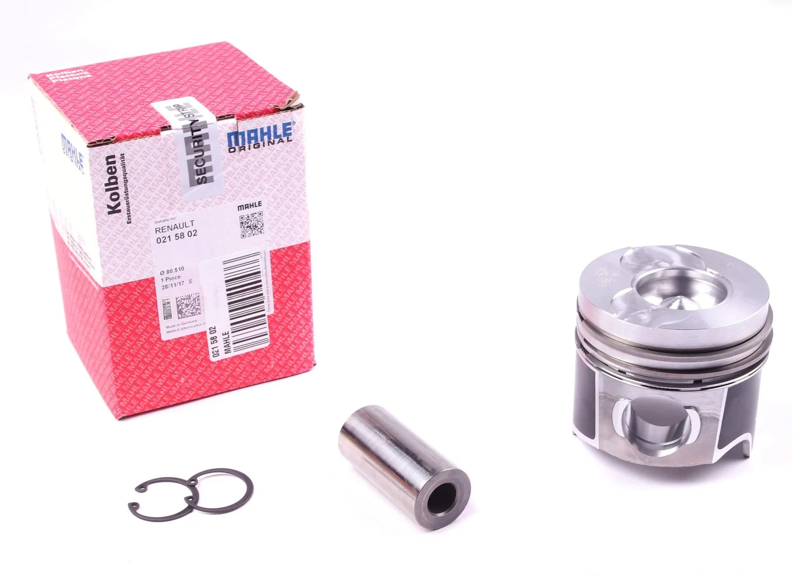 Поршень Рено Трафик 1.9 Dci первый ремонт 80.50mm | Mahle 021 58 02