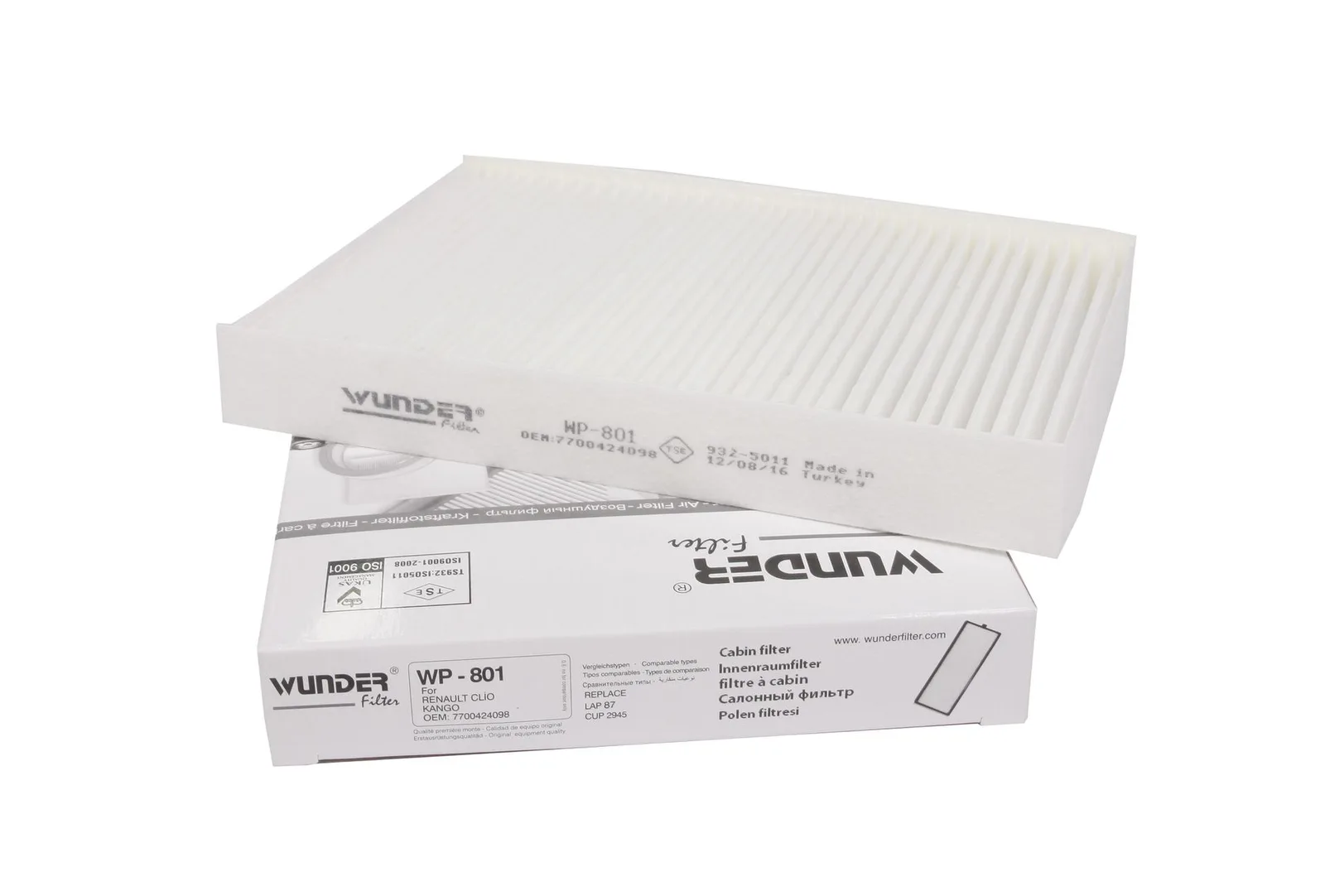 Фильтр салона Renault Kangoo 1997- 2008 | Wunder