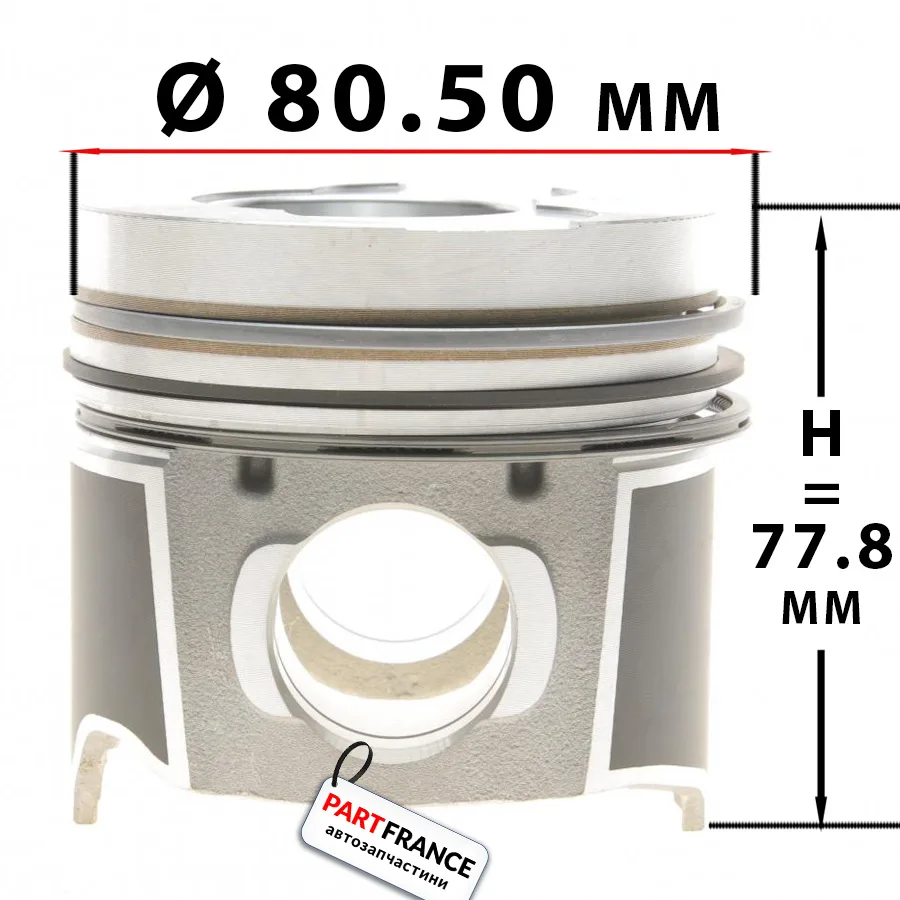 Поршень Рено Трафик 1.9 Dci первый ремонт 80.50mm | NPR (Япония)