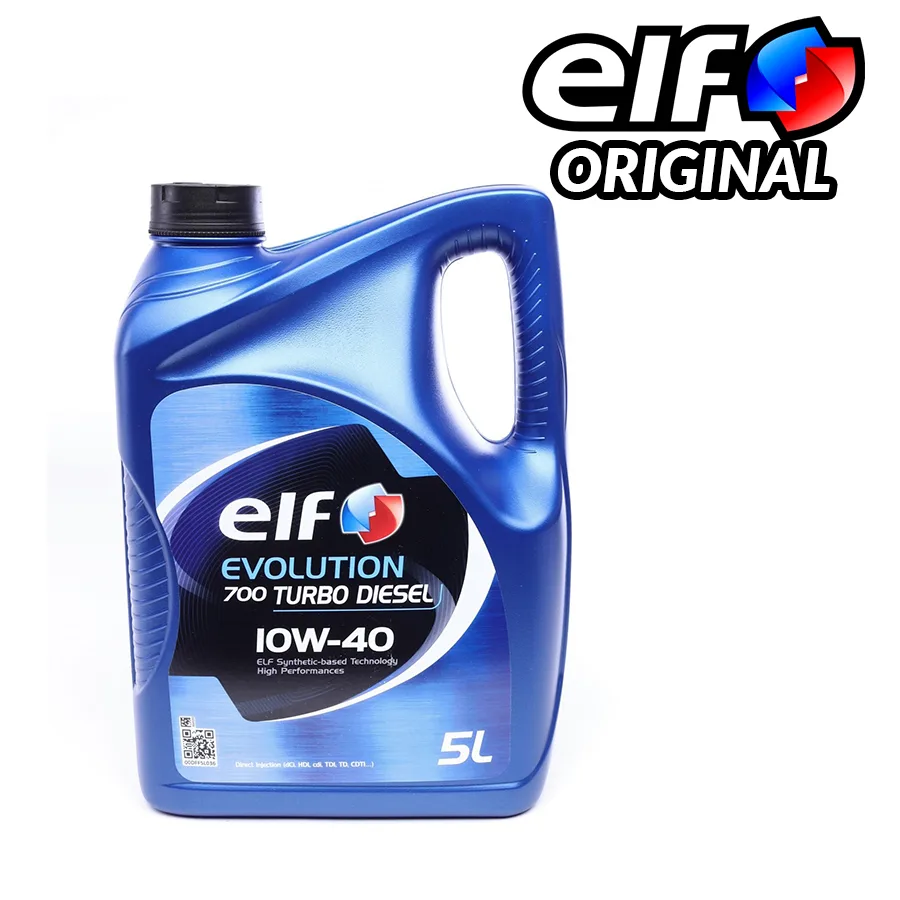 Моторное масло ELF 10W40 Turbo Diesel Evolution 700 (5 литров) Оригинал | ACEA A3/B4