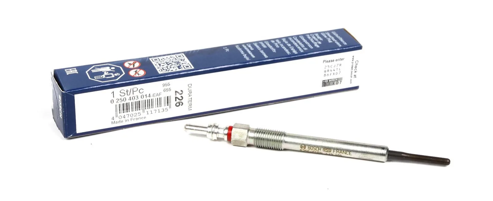Свеча накала Фиат Добло 1.3 Multijet 2010- | Bosch 0 250 403 014