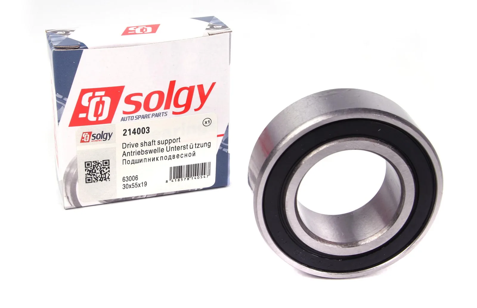 Подшипник полуоси Fiat Doblo 2001- 30x55x19 | Solgy (Турция)