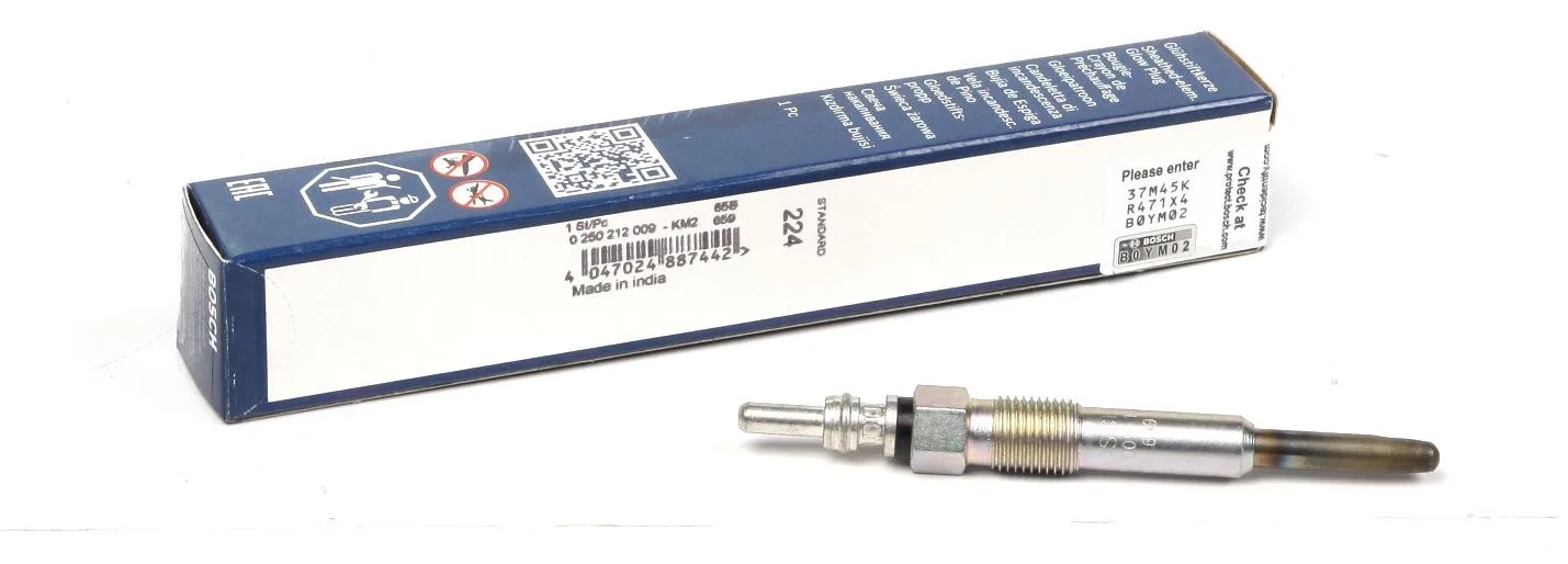Свеча накала Рено Кенго 1.5 Dci - 1.9 Dci | Bosch 0 250 212 009