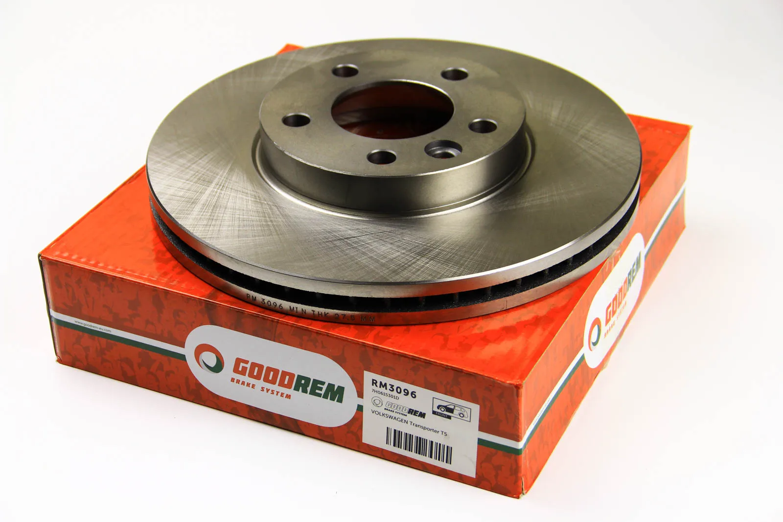 Тормозной диск передний R16 (308x30mm) VW T5 2003- | GOODREM