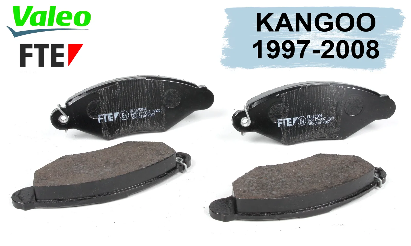 Передние тормозные колодки 1997- 2008 Рено Кенго | FTE (Valeo)