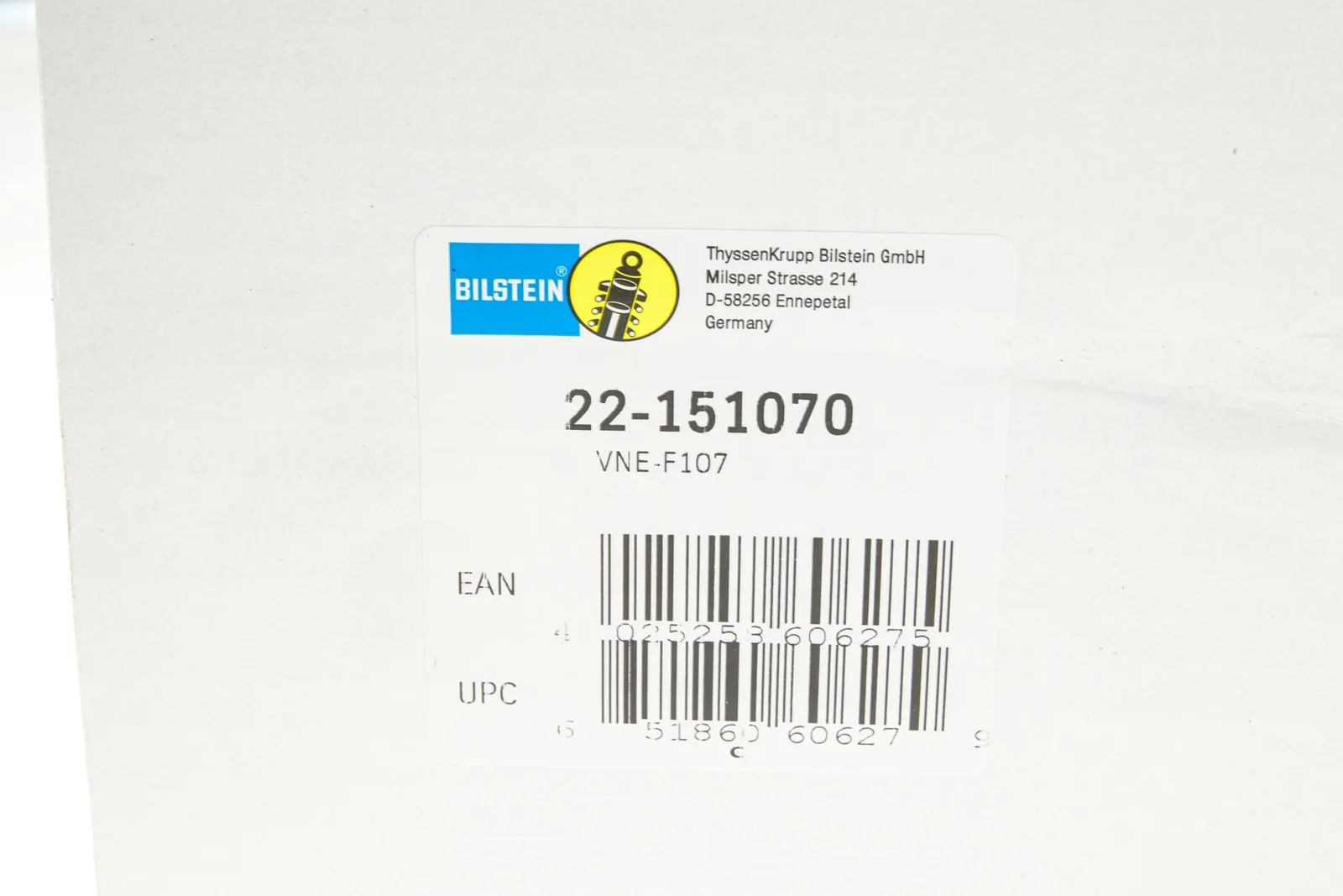 Миниатюра 2: Амортизатор передний Volkswagen Passat B6–B7 (2005–2014) — Ø55 мм — BILSTEIN 22-151070