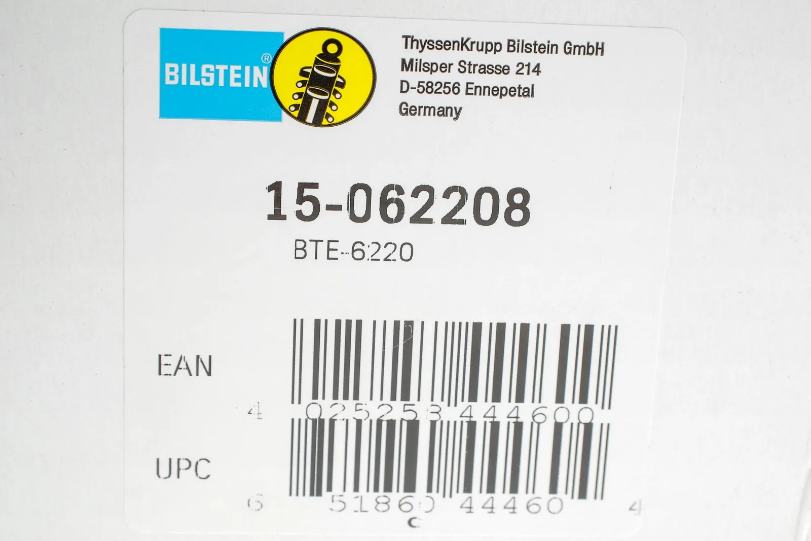 Миниатюра 2: Амортизатор задний Volkswagen Passat B3–B4 (1988–1997) — BILSTEIN 15-062208