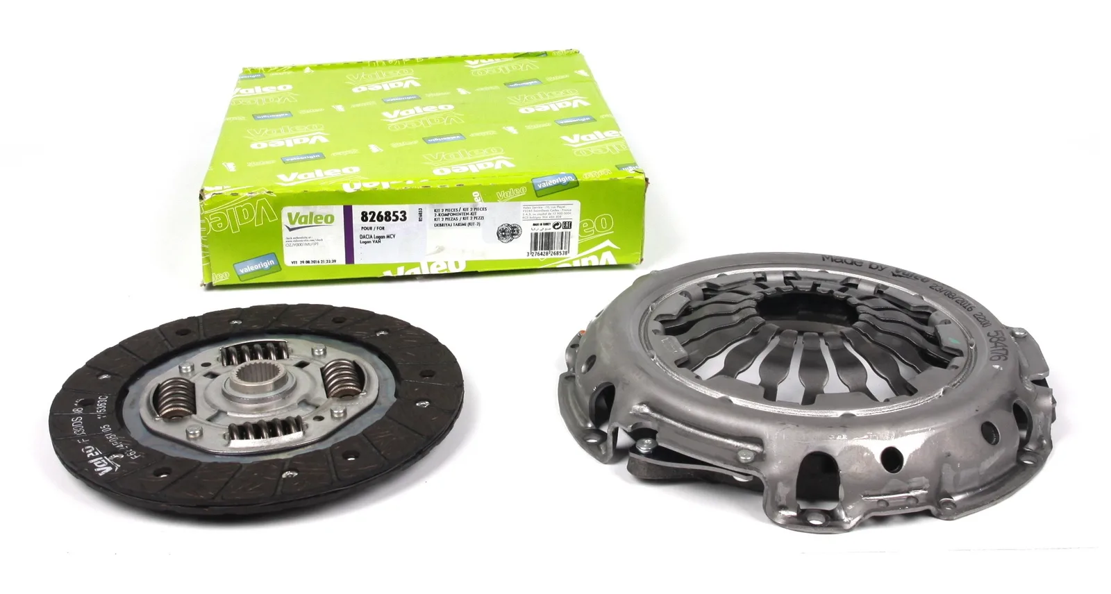 Комплект сцепления Renault Megane 1.4 - 1.6 16V 2003- | Valeo 826853