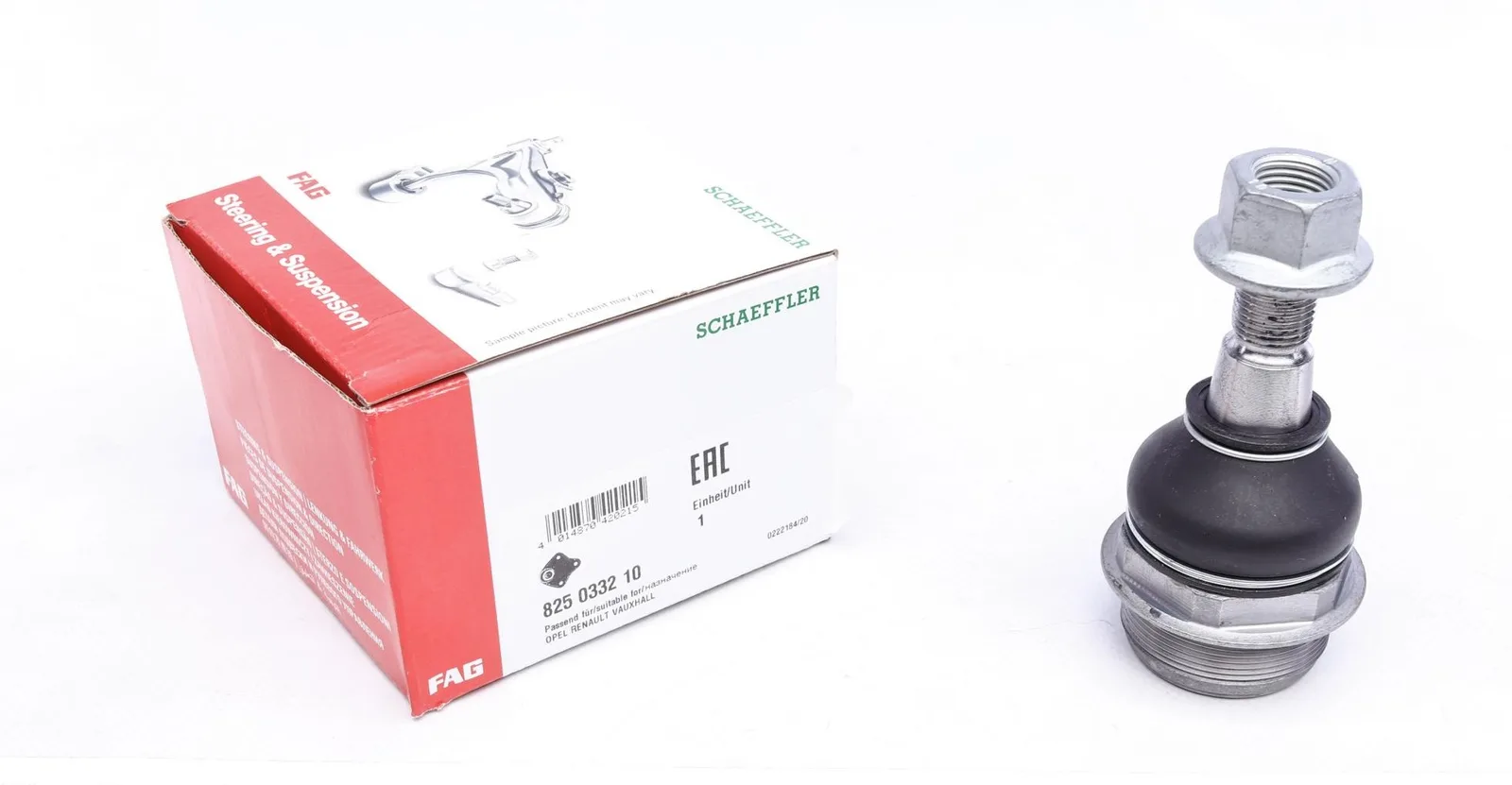 Шаровая опора нижняя (R) на Renault Master 2010+ FAG 825 0332 10