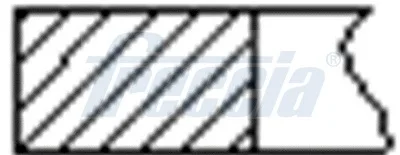 Кольца поршневые стандарт Fiat Doblo 1.6 Multijet 2010- 79.5mm 1.5x1.5x2 | Freccia