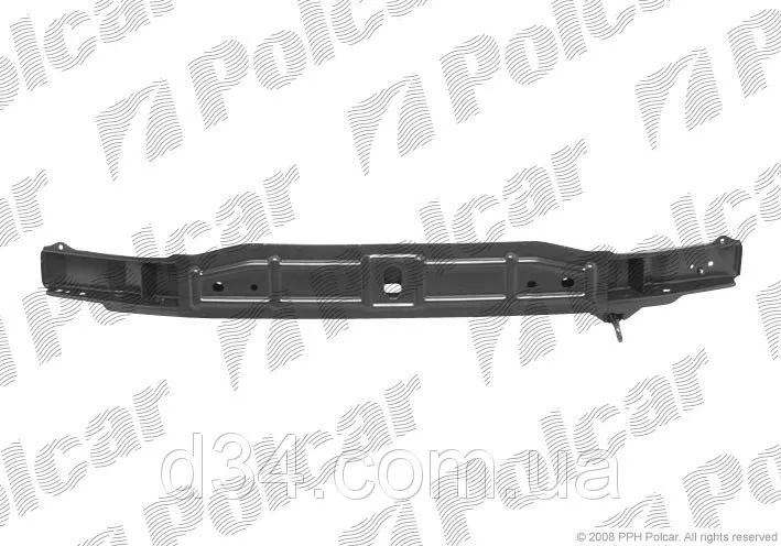 Cуппорт радиатора нижний (монтажная панель крепления фар) Renault Kangoo 03- | Polcar 606134